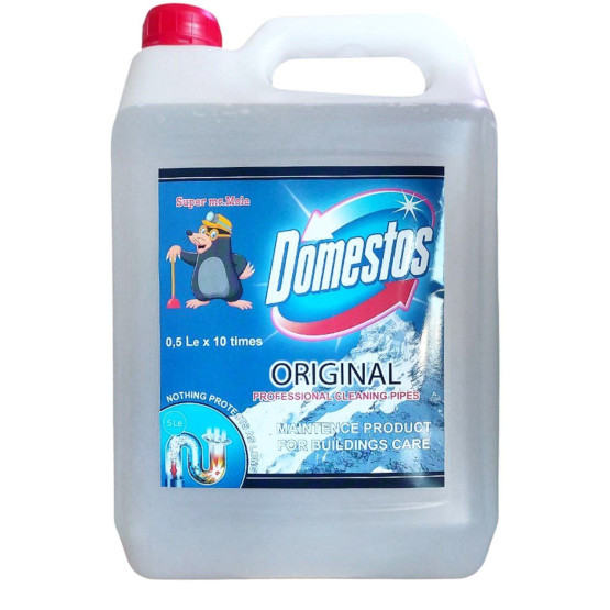 Купить средство для прочистки труб Domestos Супер Крот, 5 л (Нидерланды) на A100