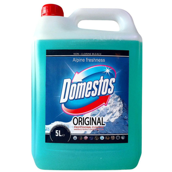 Средство для чистки туалета Domestos Original Альпийская свежесть (с ортофосфорною кислотою) 5 л