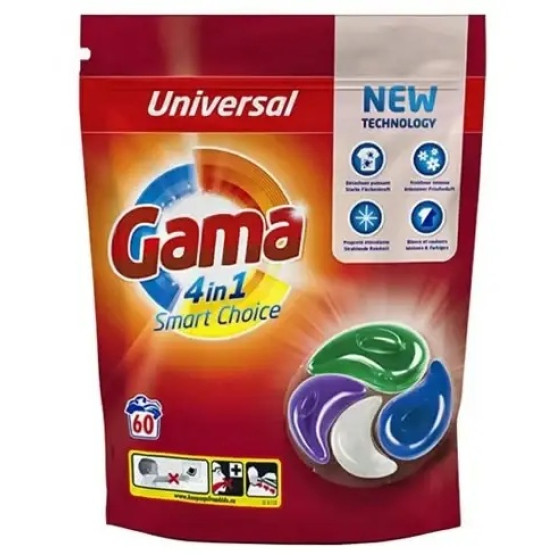 Капсулы Gama 4in1 Universal, 60 шт. (Испания)