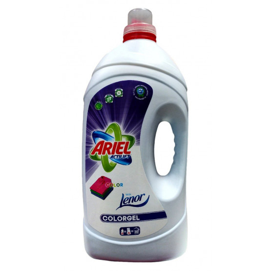 Купить гель для стирки ARIEL ColorGel + ополаскиватель Lenor 5,65л на A100