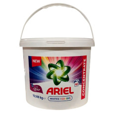 Порошок ведро Ariel Whites and Color + Lenor, 10.5 кг, Италия