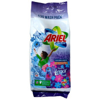 Порошок для стирки Ariel Actilift + Lenor 10кг. 130 стирок Германия
