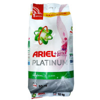 Порошок для стирки Ariel Platinum + Lenor 10кг. 130 стирок Германия