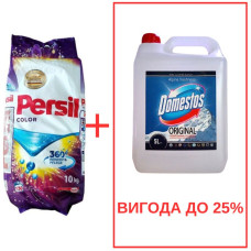 Порошок Persil Color 10кг / Domestos Alp.св. 5л