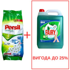 Порошок Persil Universal+Silan 10кг / Fairy Алоэ 5л